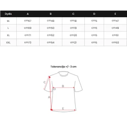 Vīriešu melns t-krekls Stay strong