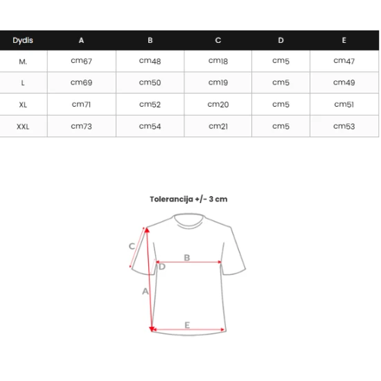 Vīriešu balts T-krekls Balearn T-krekls ar saukļiem