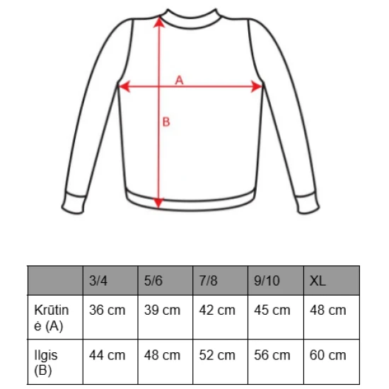 Bērnu sarkanais džemperis Urban