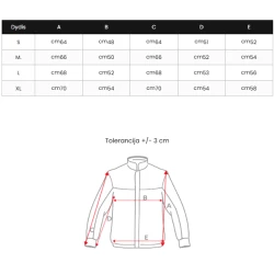 Sieviešu balta jaka Marsi