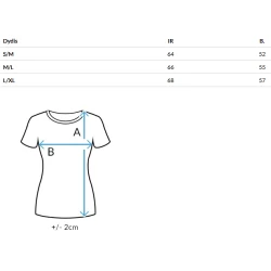 Sieviešu balts T-krekls Emotion