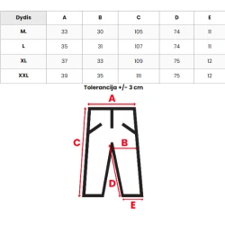 Vīriešu pelēkas bikses Rene