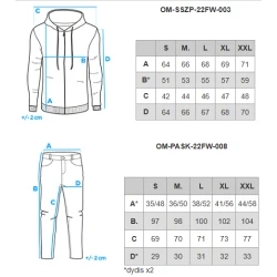 Vīriešu melns brīvā laika uzvalks Denat