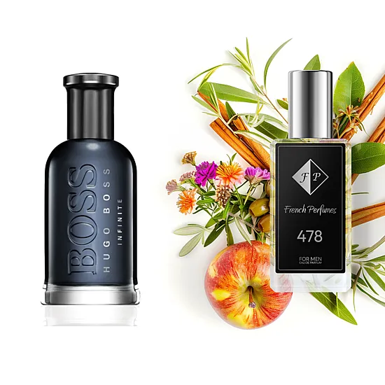 No478 smaržas, ko iedvesmojis Hugo Boss - Boss Bottled Infinite 33 ml FP Vīrieši French Perfumes