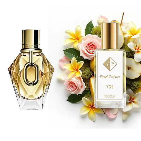 Nr791 Rabanne Million iedvesmotās smaržas - Gold For Her 33 ml FP Vīrieši French Perfumes