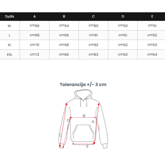 Vīriešu balts džemperis ar kapuci Militry Džemperi ar kapuci