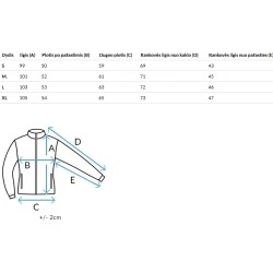 Sieviešu ziemas balta jaka Bela