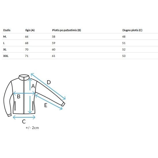 Vīriešu zila stepēta veste Lider Vestes