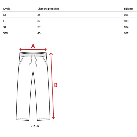 Vīriešu pelēkas bikses Dean Gadījuma bikses