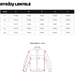 Vīriešu melna ziemas jaka Dorian 