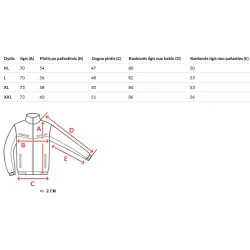 Vīriešu melna jaka ar kapuci Stress