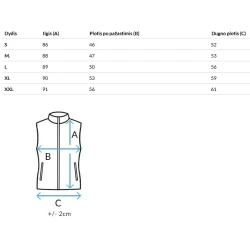 Sieviešu brūna gara veste Lino