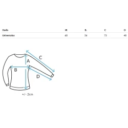 Sieviešu melns džemperis Daga