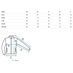 Sieviešu stepēta brūna jaka Letis