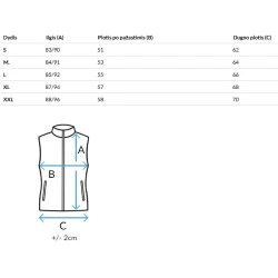 Sieviešu brūna divpusējā veste Elegancio