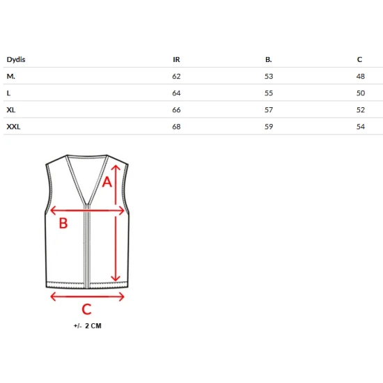 Vīriešu gaiši pelēka veste Pole Vestes