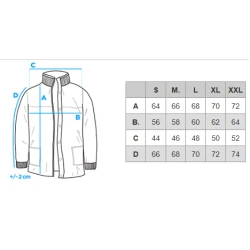 Vīriešu melna jaka Olten