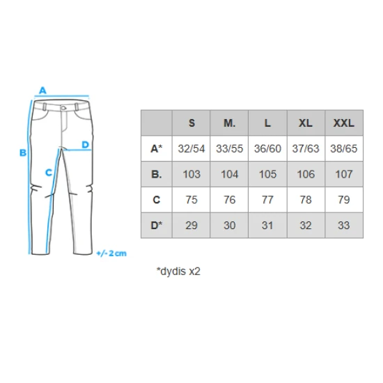 Vīriešu bikses Cosmi pelēkas Džinsi un džogeri