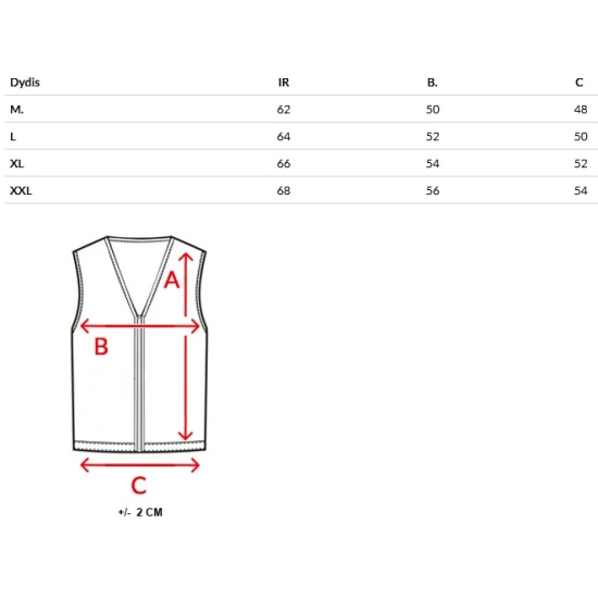 Vīriešu balta veste Geir Vestes