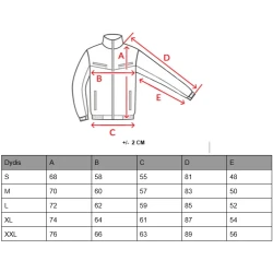 Vīriešu ziemas jaka Nevan melnā krāsā
