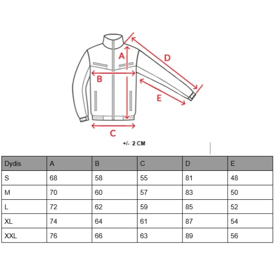 Vīriešu ziemas jaka Nevan melnā krāsā Ziemas jakas