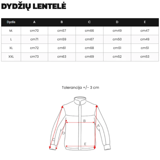 Melna vīriešu jaka ar kapuci Lator JS/8M986/392