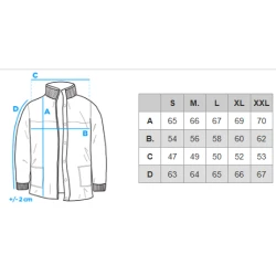 Vīriešu melna džinsa jaka Auger