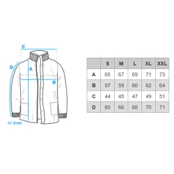 Vīriešu tumši zila jaka Kenit