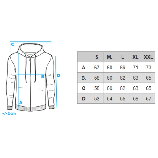 Vīriešu balts džemperis Ombre Džemperi bez kapuciņiem