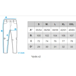 Vīriešu tumši zilas bikses Orson