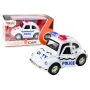 Klasiska balta policijas automašīna