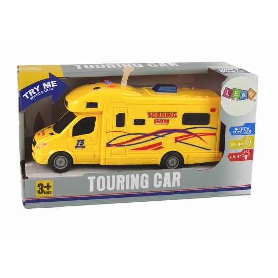 Dzeltens kemperis Autobusi