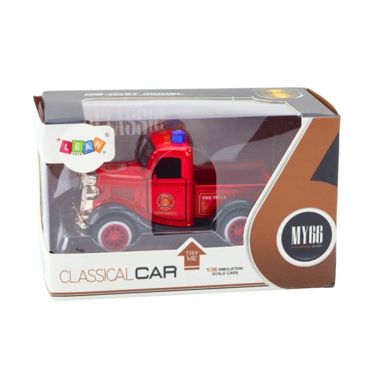 Klasisks ugunsdzēsēju mašīnas modelis Uzņēmuma automašīnas