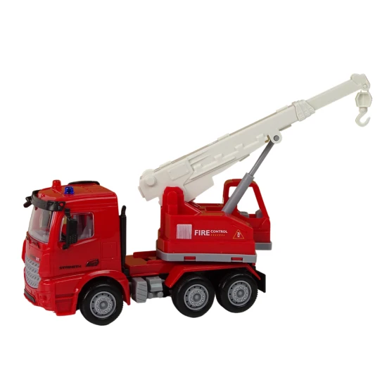 Ugunsdzēsības dienesta komplekts ar celtni un ceļa zīmēm Auto komplekti