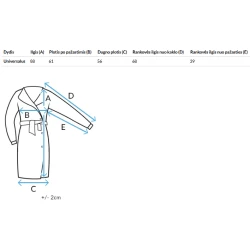 Sieviešu zils mēteļsegs Rita