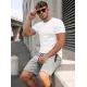 Vīriešu gaiši pelēkie šorti „Time“