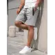 Vīriešu gaiši pelēkie šorti „Time“