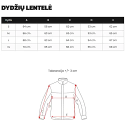 Sieviešu melna ziemas jaka Lota