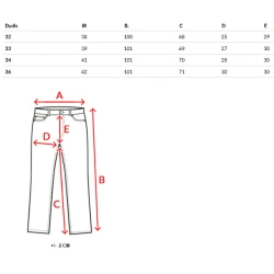 Vīriešu melnas bikses Rio