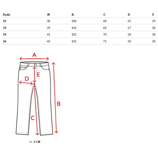 Vīriešu melnas bikses Rio