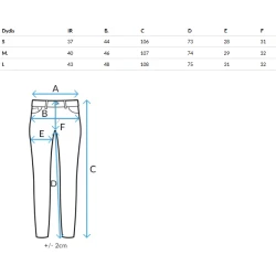 Sieviešu melnas platās bikses Elegants
