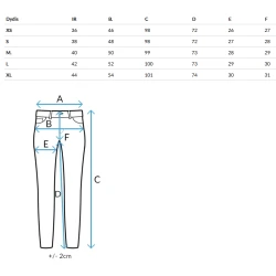 Sieviešu brūnas bikses Cargo