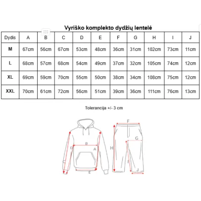 Melno velūra apģērbu komplektu kolekcija „Minel“