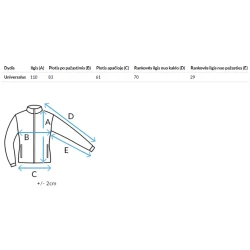 Sieviešu melna ziemas jaka Annika