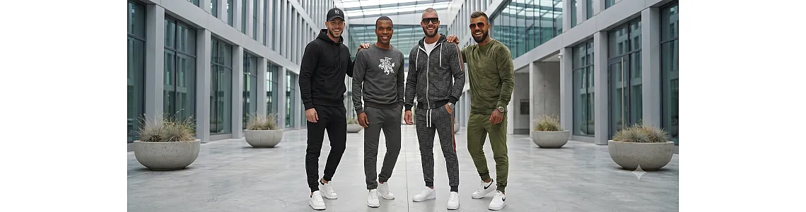 Sporta tērps vīriešiem ne tikai treniņiem: brīvā laika apģērba saskaņošanas noteikumi
