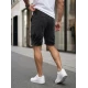 Vīriešu melni sporta šorti Star