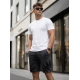 Vīriešu melni sporta šorti Star