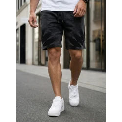 Vīriešu melni sporta šorti Star