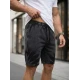 Vīriešu melni sporta šorti Star