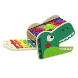 Dinozauru āmurs 2in1 koka sarkans